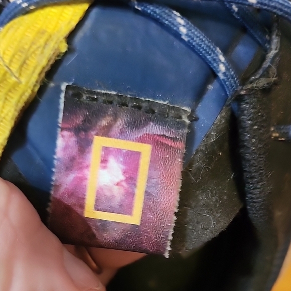 Reebok SE National Geographic Navy and Yellow Trail Running Shoes - Picture 8 of 8